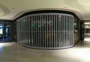 水晶折疊門
